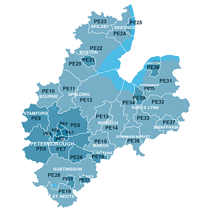 Peterborough Map (House Sale Data)